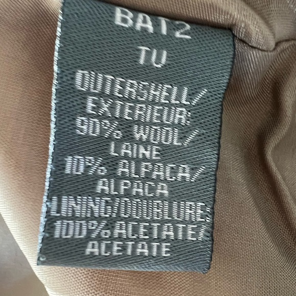 Bolero / Cape in Wool Taupe Grey One Size - Picture 8 of 10